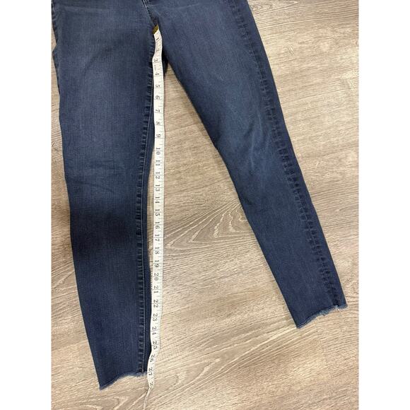 Joe's Jeans Dark Wash The Charlie High Rise Skinny Ankle Blue Jeans, Size 28 - Picture 5 of 5